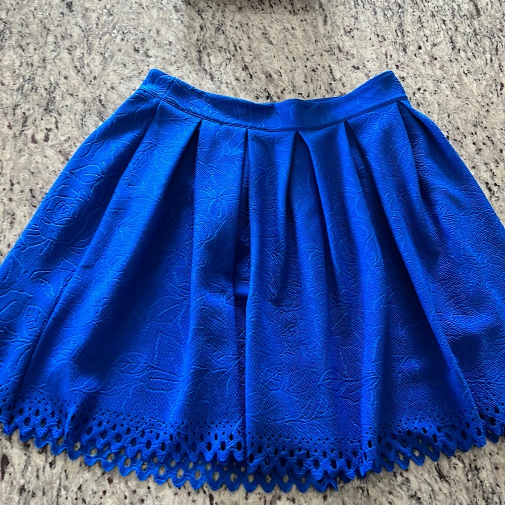 Blue skirt
